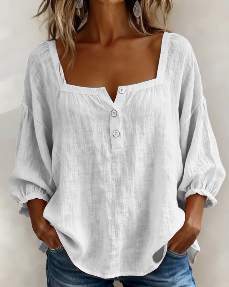Zella™ Blusa Elegante de Corte Fluido y Estilo Sofisticado
