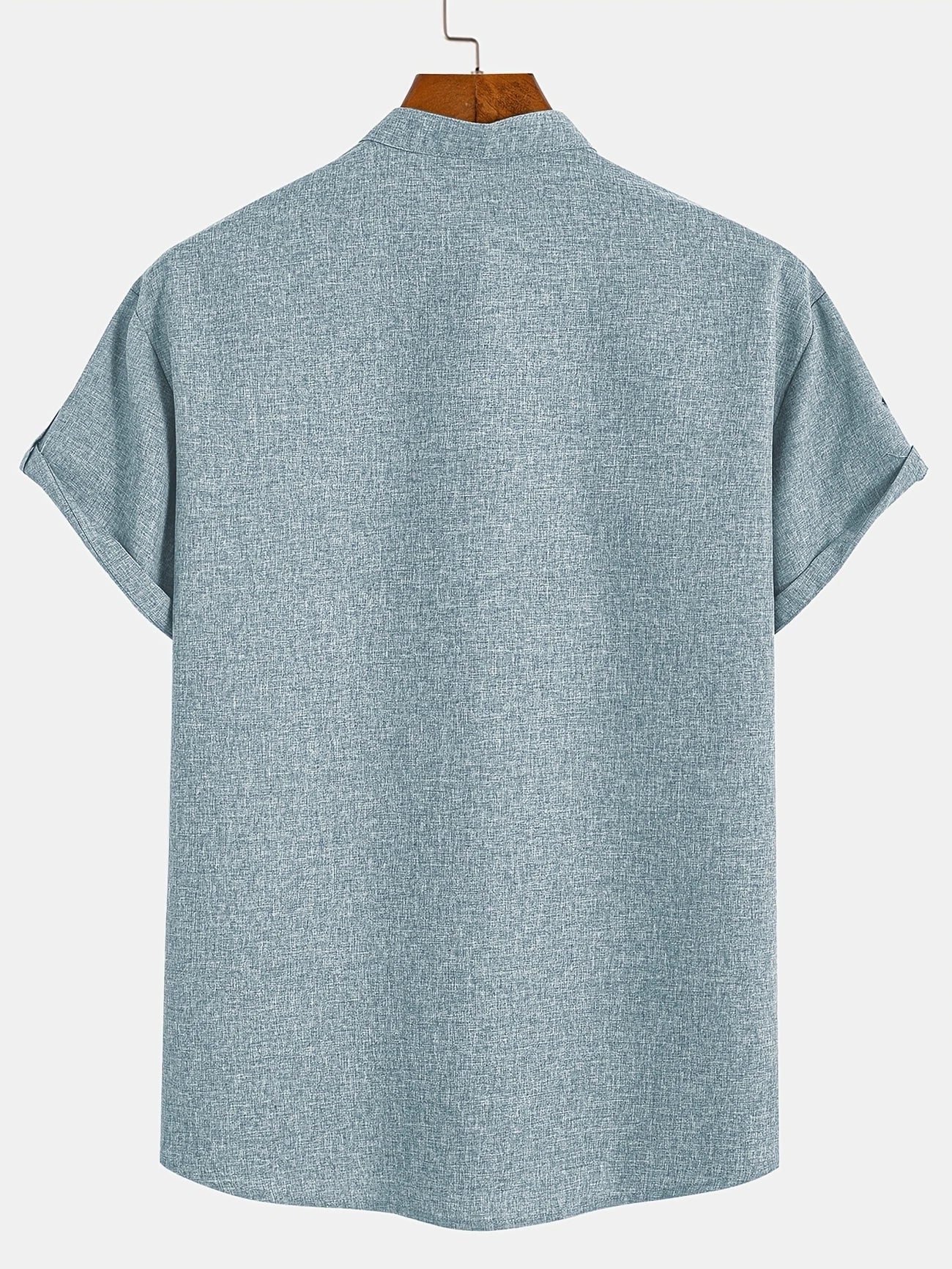 Hayes™ Camisa elegante de manga corta y cuello alto