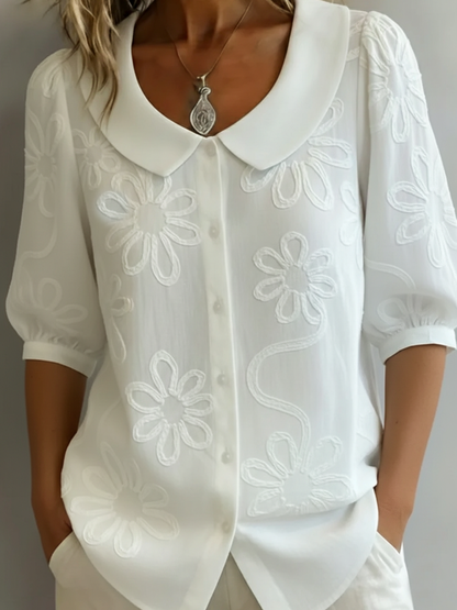 Gavira™ Blusa ligera floral elegancia natural