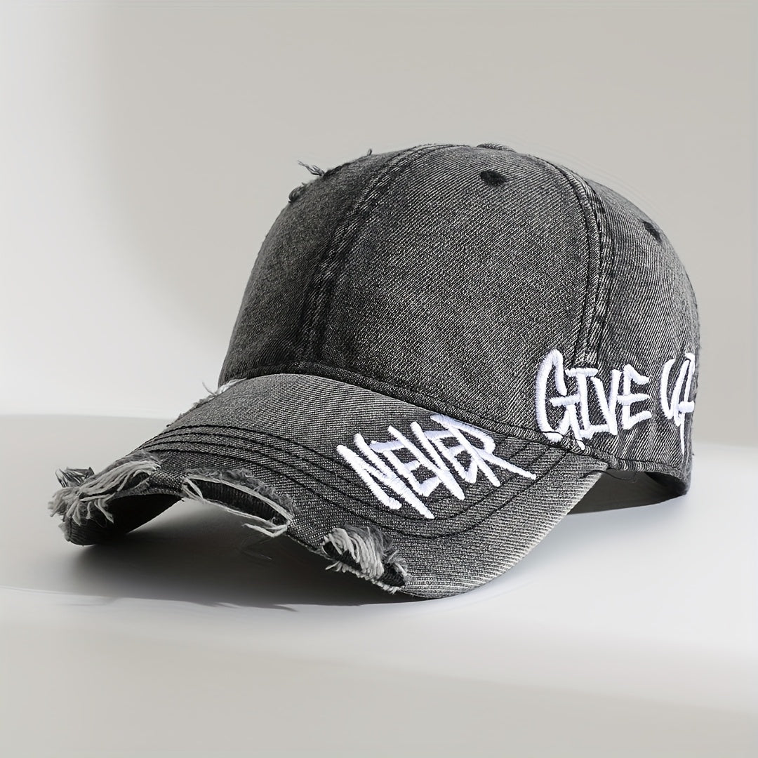 Veltrano™ Nunca Te Rindas Gorra Desgastada