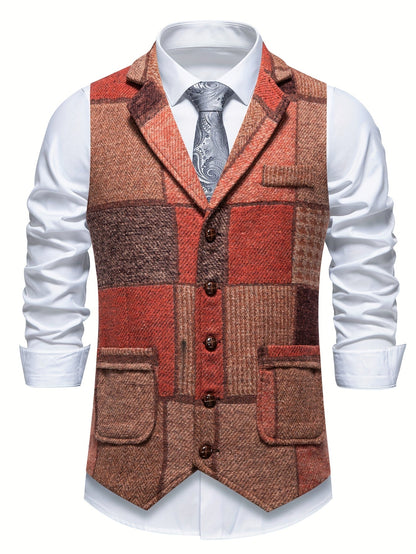 Walter™ Chaleco Clásico de Patchwork