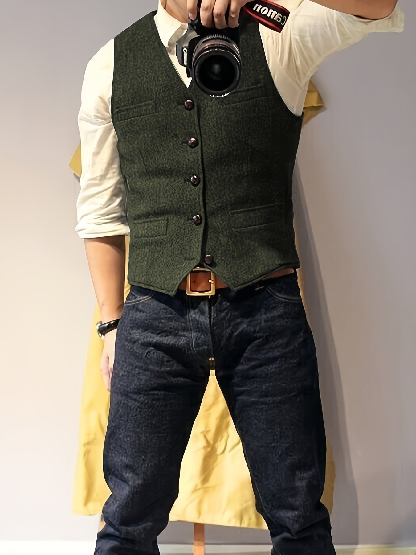 Zoltan | Chaleco Vintage de Espiga con Estilo Clásico y Elegancia Atemporal