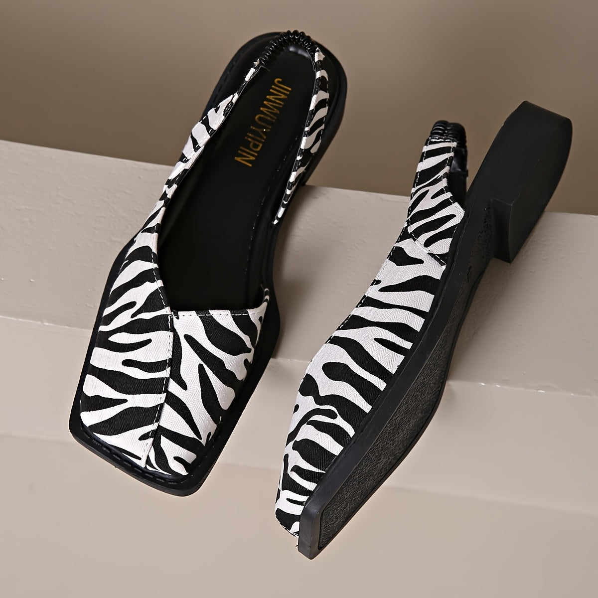 Darya™ Sandalias Elegantes de Tacón Grueso con Punta Cuadrada