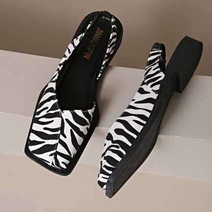 Darya™ Sandalias Elegantes de Tacón Grueso con Punta Cuadrada