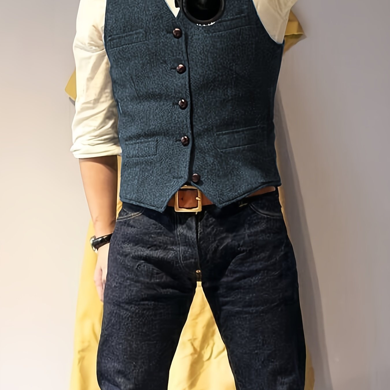 Zoltan | Chaleco Vintage de Espiga con Estilo Clásico y Elegancia Atemporal