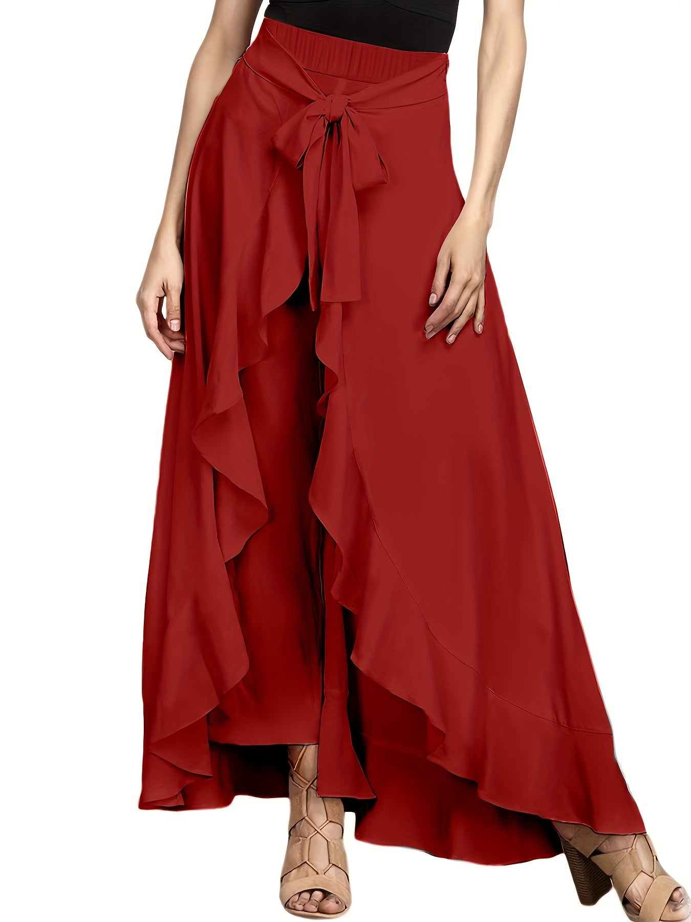 Amara | Pantalón Elegante de Pierna Recta con Caída Fluida y Ajuste Cómodo