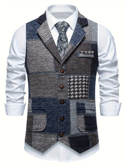 Walter™ Chaleco Clásico de Patchwork