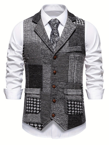 Walter™ Chaleco Clásico de Patchwork