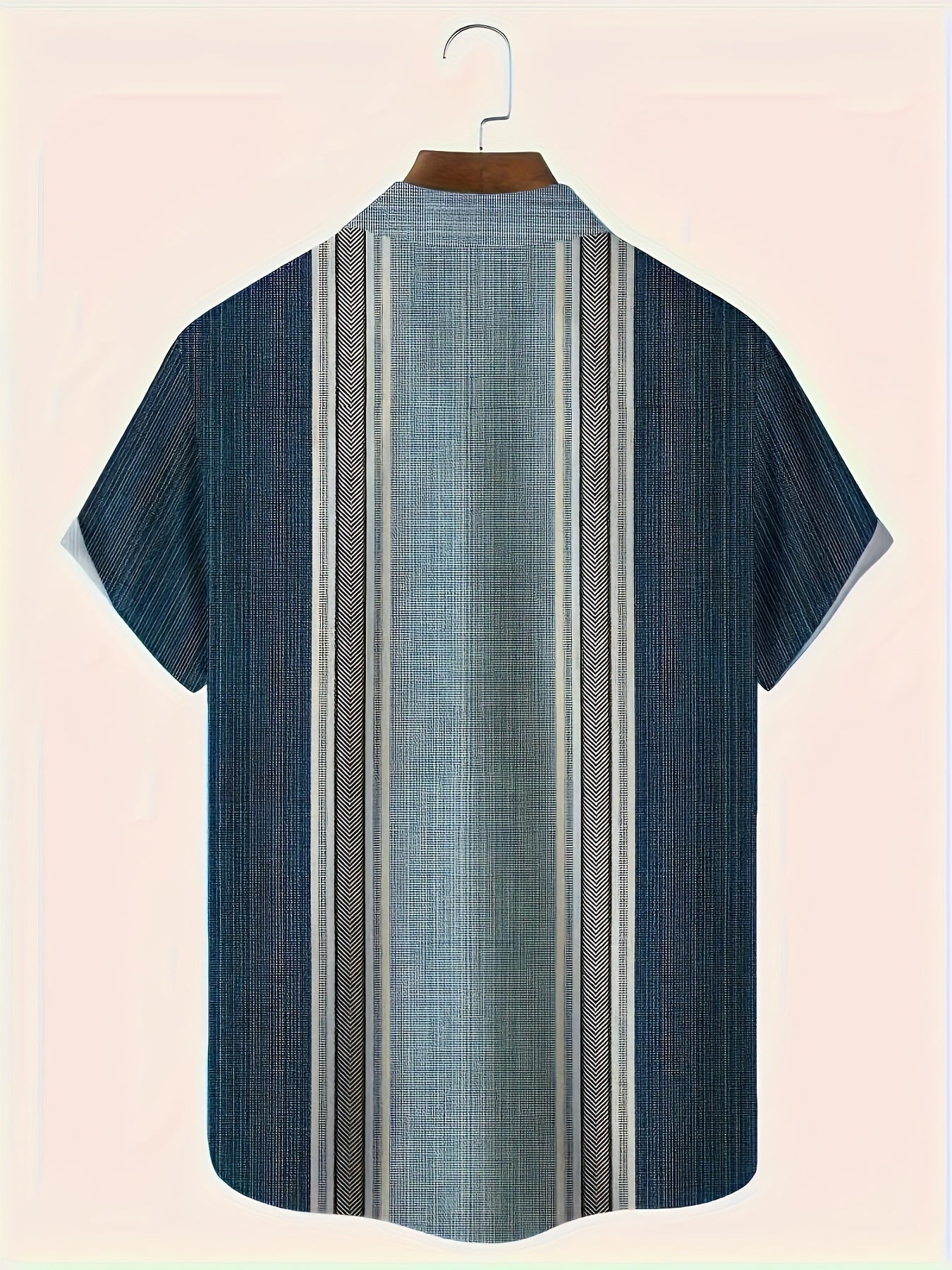 Axton | Camisa de Rayas para Hombre con Estilo Casual y Frescura Veraniega