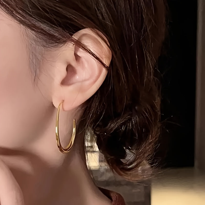 Raya™ Aretes Minimalistas de Gota con Diseño Elegante