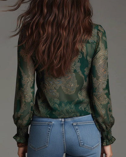 Arden™ Blusa Elegante con Media Cremallera y Corte Moderno