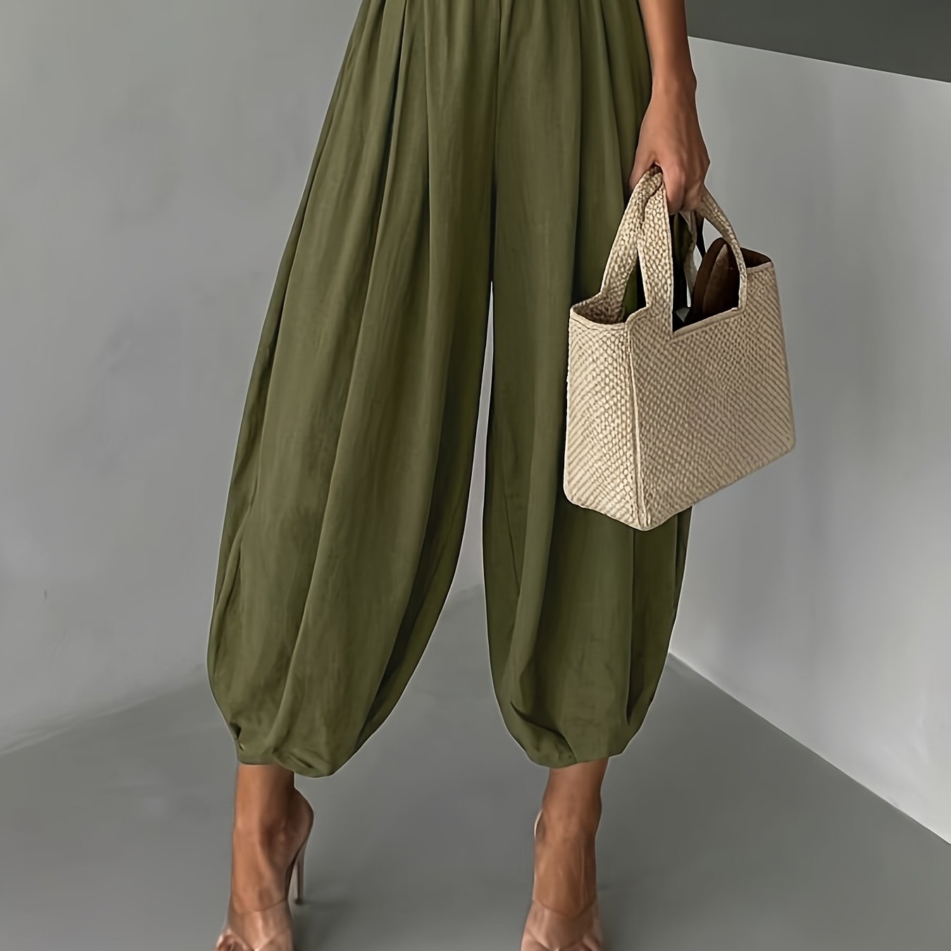 Harlyn™ Pantalones Harem de Corte Suelto y Estilo Relajado
