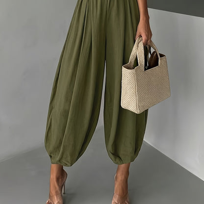 Harlyn™ Pantalones Harem de Corte Suelto y Estilo Relajado