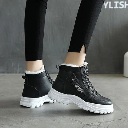 Mirelli™ Botines Impermeables Invierno con Cordones