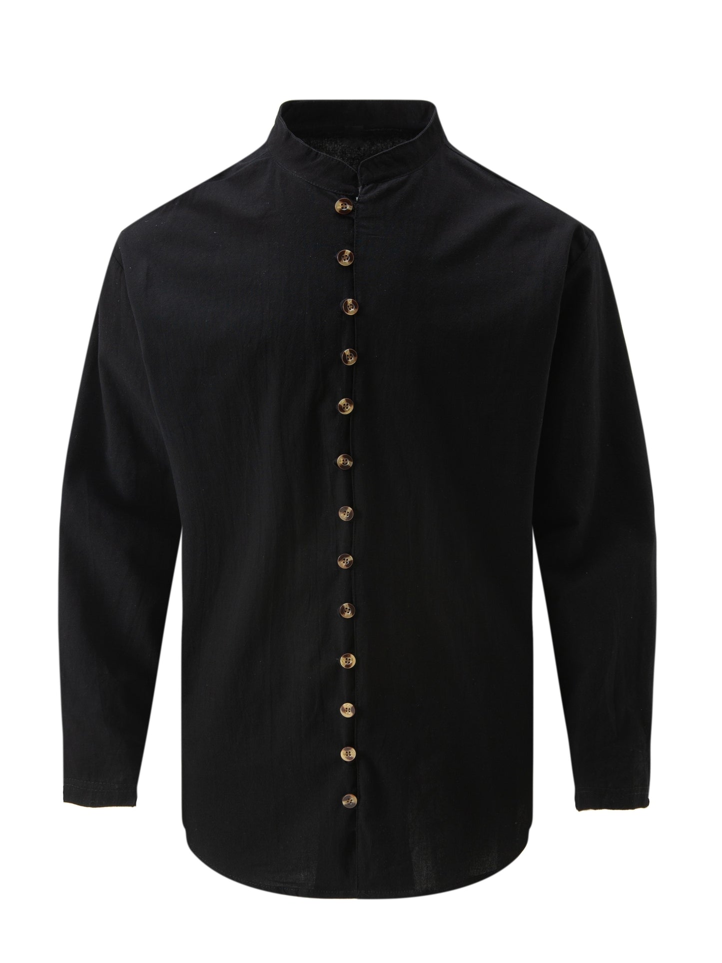 Haviron™ Camisa Retro para Hombre de Manga Larga y Corte Suelto
