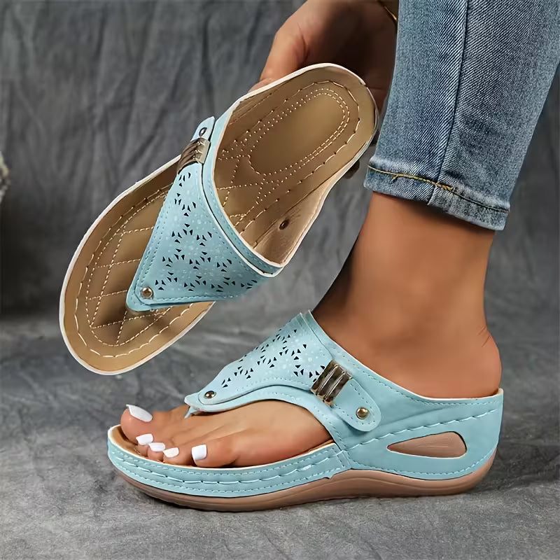Navy™ Sandalias de Tacón Cómodas y con Soporte