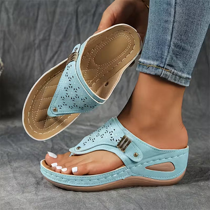 Navy™ Sandalias de Tacón Cómodas y con Soporte