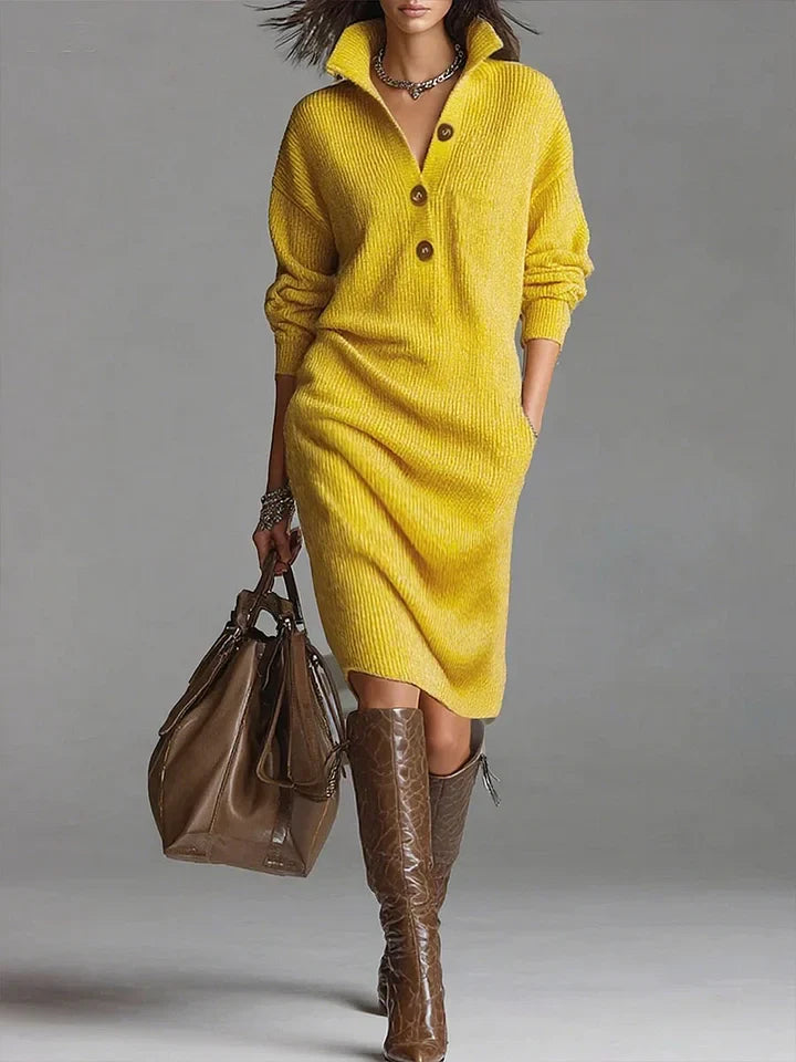 Velmira™ Vestido tejido casual elegante fácil de combinar