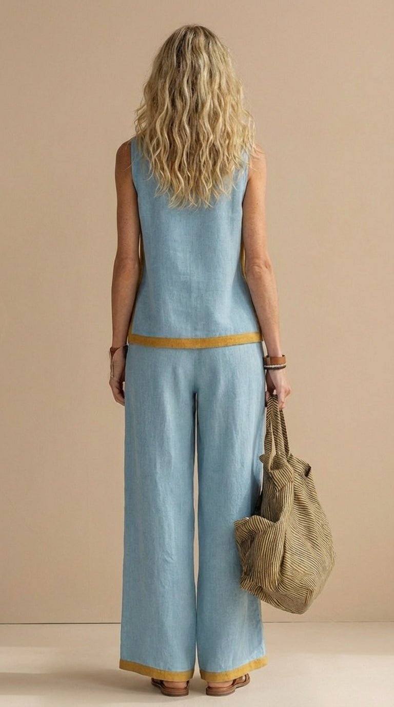 Meadow™ Conjunto de lino y algodón cómodo y elegante