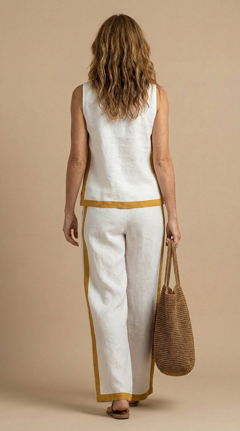 Meadow™ Conjunto de lino y algodón cómodo y elegante