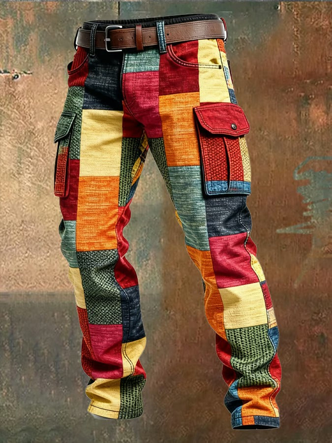 Salvero™ Pantalón Cargo Patchwork Urbano