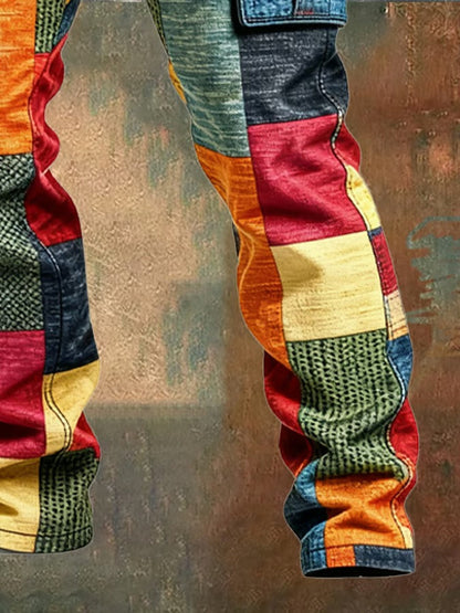 Salvero™ Pantalón Cargo Patchwork Urbano