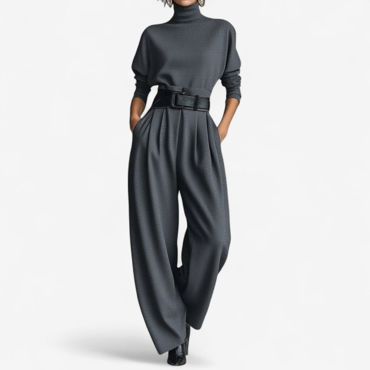 Silenora™ Mono elegante de cuello alto ideal para eventos