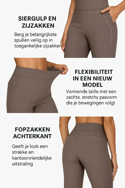 Yareli™ Pantalón elástico cómodo para todos los días