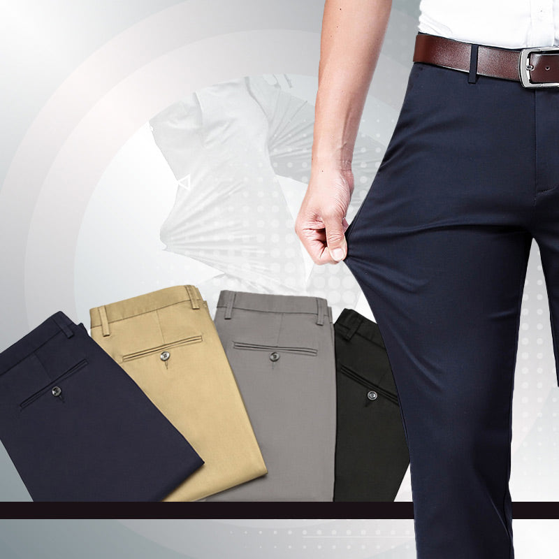 Quavero™ Pantalón clásico para hombre con alta elasticidad