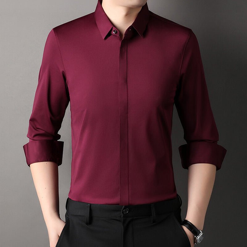 Mason™ Camisa de stretch sin arrugas para hombres