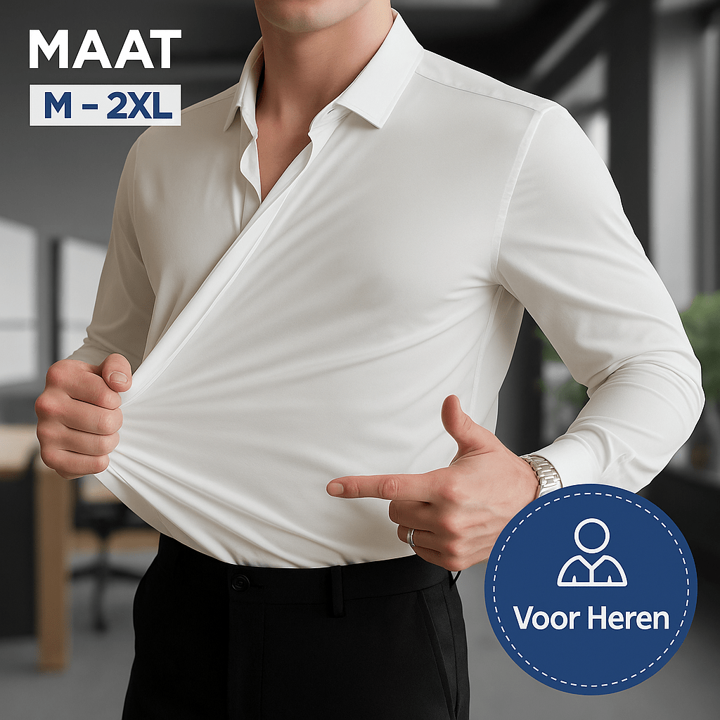 Mason™ Camisa de stretch sin arrugas para hombres