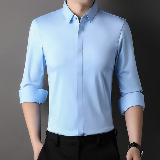 Mason™ Camisa de stretch sin arrugas para hombres