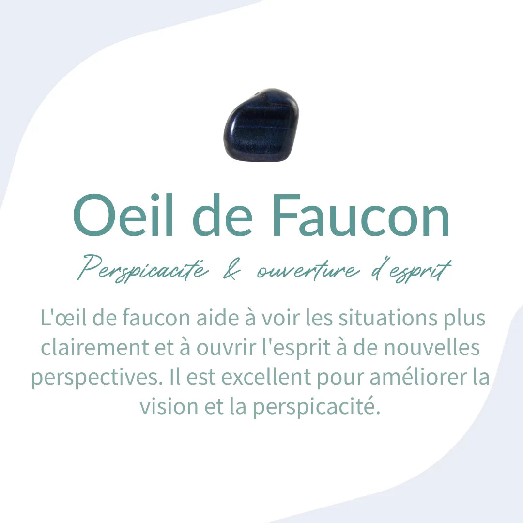 Delirae™ Pulsera "Ángel Guardián" en Ojo de Halcón