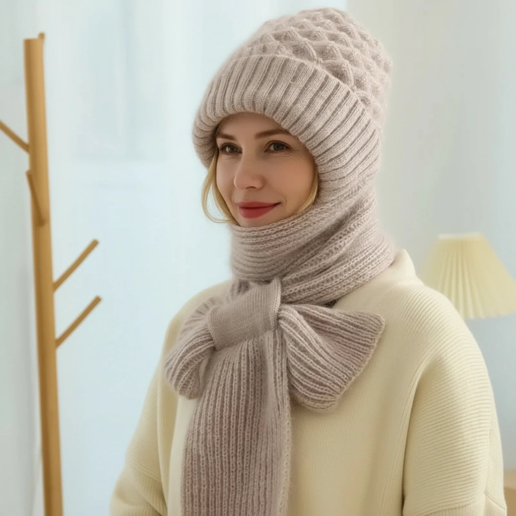 Solmira™ Gorro y Bufanda Cortaviento Polar