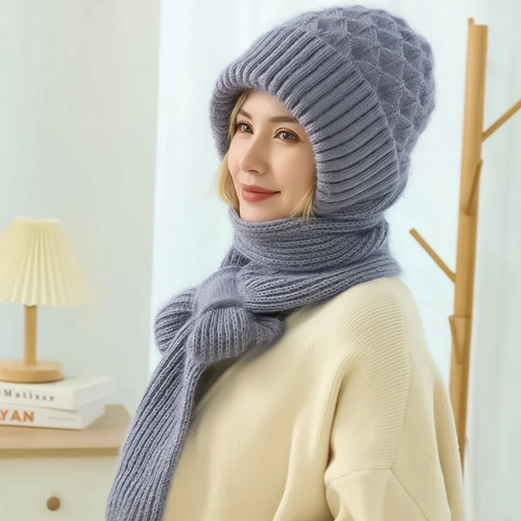 Solmira™ Gorro y Bufanda Cortaviento Polar