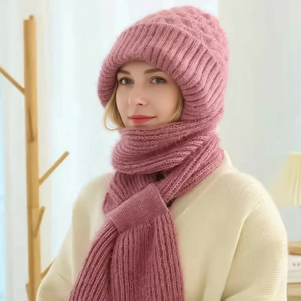 Solmira™ Gorro y Bufanda Cortaviento Polar