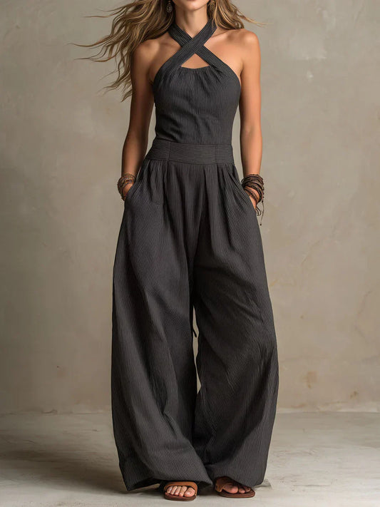 Harlow | Mono Elegante Con Escote Cruzado