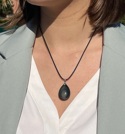 Skye™ Pendentif en Obsidienne Oeil Céleste