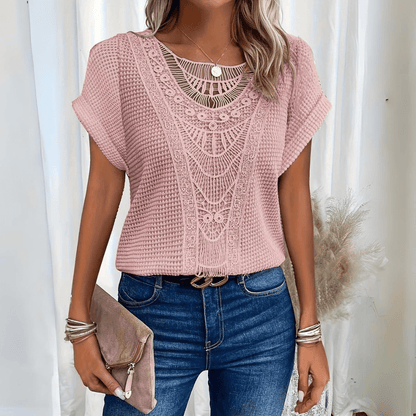 Ivory™ Top de Encaje Chic