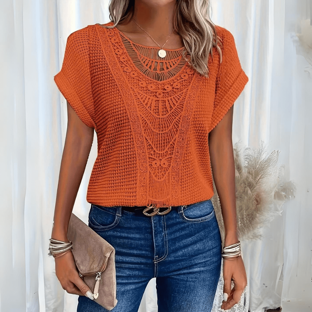 Ivory™ Top de Encaje Chic