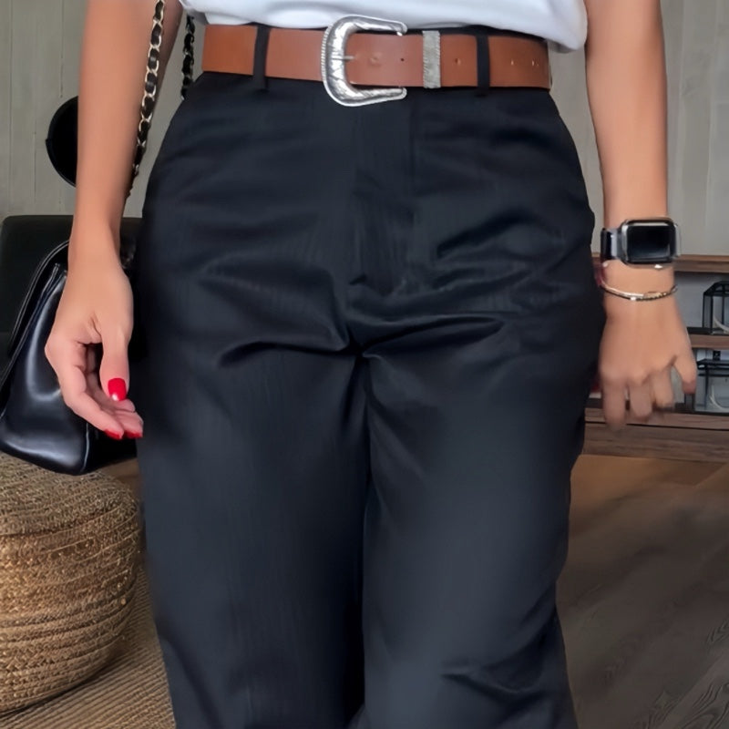 Xavielle™ Pantalón Recto de Estilo Moderno para Mujer