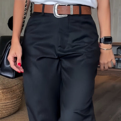 Xavielle™ Pantalón Recto de Estilo Moderno para Mujer