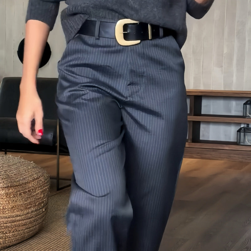 Xavielle™ Pantalón Recto de Estilo Moderno para Mujer