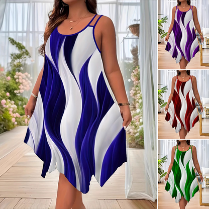 Perryn™ Vestido de dama de moda de longitud media