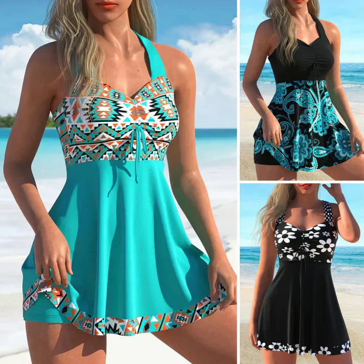 Sable™ Traje de Baño de Dos Piezas con Tirantes y Shorts Separables