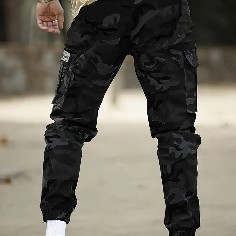 Jorvex™ Pantalón cargo de camuflaje para hombre estilo urbano