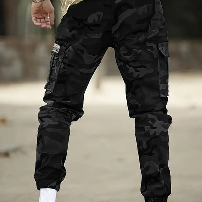 Jorvex™ Pantalón cargo de camuflaje para hombre estilo urbano