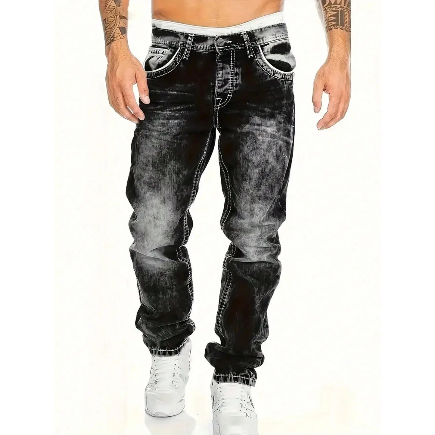 Dean™ Jeans Elásticos Minimalistas Estilo Emo para Hombre de Verano