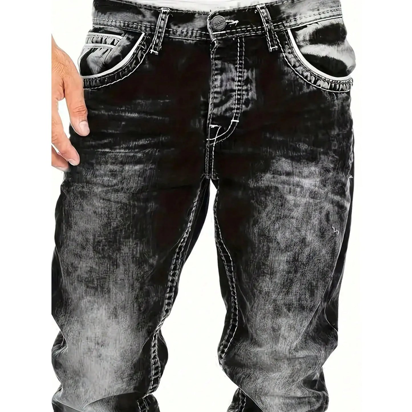 Dean™ Jeans Elásticos Minimalistas Estilo Emo para Hombre de Verano