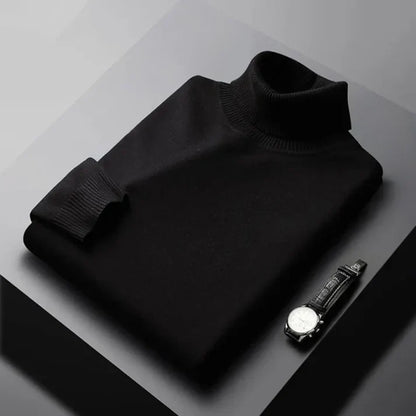 Tommy™ Suéter clásico de cuello alto de cachemira suave